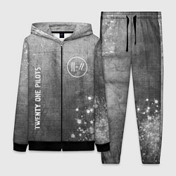 Женский 3D-костюм Twenty One Pilots - grey gradient вертикально, цвет: 3D-черный