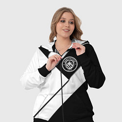 Женский 3D-костюм Манчестер Юнайтед геометрия, цвет: 3D-черный — фото 2