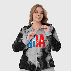 Женский 3D-костюм NASA неоновый огонь, цвет: 3D-меланж — фото 2