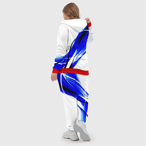 Женский костюм Monster energy линии абстракции / 3D-Красный – фото 5