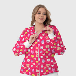 Женский 3D-костюм Skzoo pattern pink, цвет: 3D-белый — фото 2