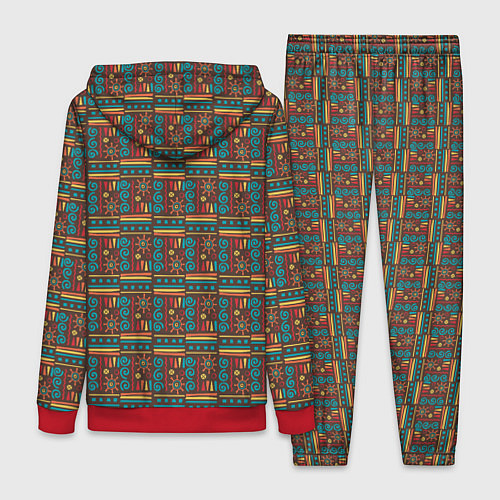 Женский костюм Солнце джунглей / 3D-Красный – фото 2