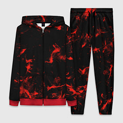 Женский костюм Color red black