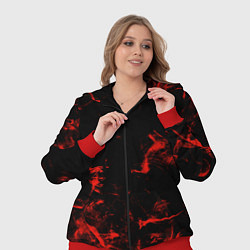 Женский 3D-костюм Color red black, цвет: 3D-красный — фото 2