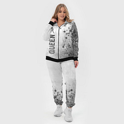 Женский 3D-костюм Queen - white gradient по-вертикали, цвет: 3D-черный — фото 2