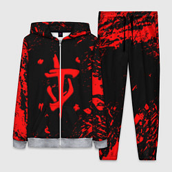 Женский 3D-костюм Doom красные краски, цвет: 3D-меланж