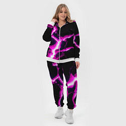 Женский 3D-костюм Color pink black, цвет: 3D-белый — фото 2