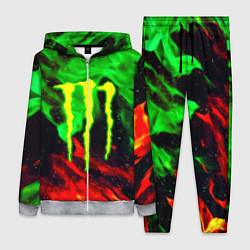 Женский костюм Monster energy огонь лого