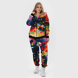 Женский 3D-костюм Глубокая абстракция, цвет: 3D-черный — фото 2