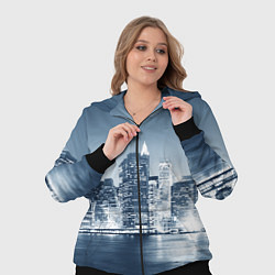 Женский 3D-костюм New York город, цвет: 3D-черный — фото 2