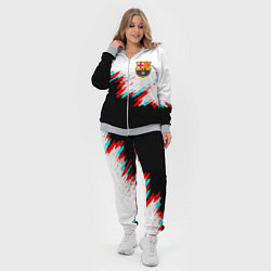 Женский 3D-костюм Barcelona глитч краски, цвет: 3D-меланж — фото 2