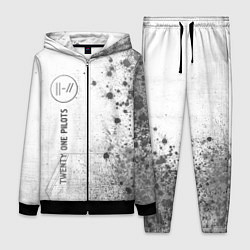Женский 3D-костюм Twenty One Pilots - white gradient по-вертикали, цвет: 3D-черный