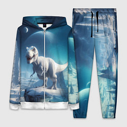 Женский 3D-костюм Снежный динозавр - история вымирания, цвет: 3D-белый