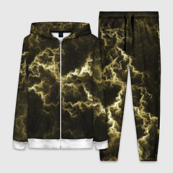 Женский 3D-костюм Lightning yellow, цвет: 3D-белый