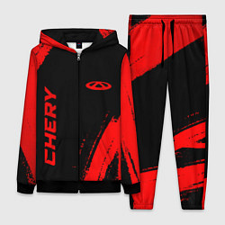 Женский костюм Chery - red gradient вертикально