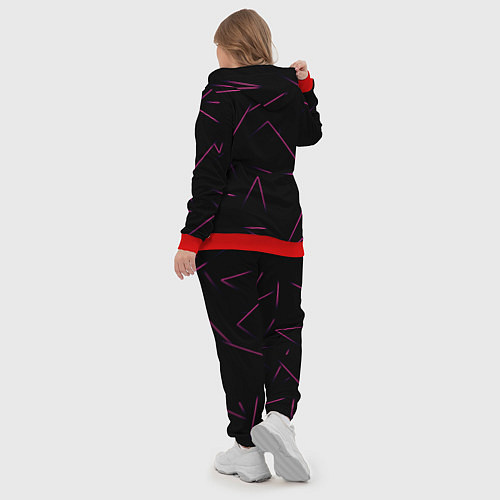 Женский костюм Color pink line / 3D-Красный – фото 5
