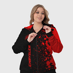 Женский 3D-костюм Chrysler - red gradient по-вертикали, цвет: 3D-черный — фото 2
