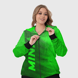 Женский 3D-костюм Mini - green gradient по-вертикали, цвет: 3D-черный — фото 2