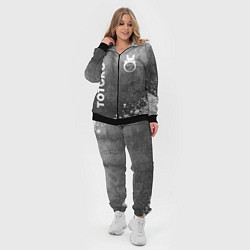Женский 3D-костюм Totoro - grey gradient вертикально, цвет: 3D-черный — фото 2