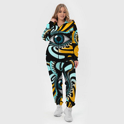 Женский 3D-костюм Глаз - психоделика, цвет: 3D-черный — фото 2