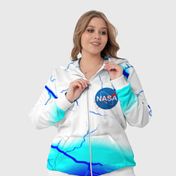 Женский 3D-костюм Nasa неоновый шторм, цвет: 3D-белый — фото 2