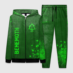 Женский 3D-костюм Behemoth - green gradient вертикально, цвет: 3D-черный
