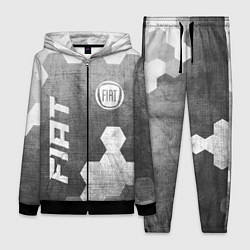 Женский 3D-костюм Fiat - grey gradient вертикально, цвет: 3D-черный