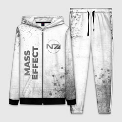 Женский 3D-костюм Mass Effect - white gradient вертикально, цвет: 3D-черный