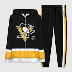 Женский 3D-костюм Питтсбург Пингвинз хоккей, цвет: 3D-белый