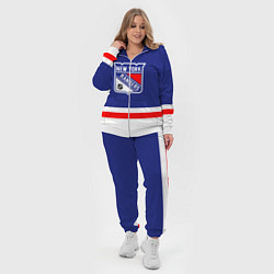 Женский 3D-костюм Нью Йорк Рейнджерс хоккей, цвет: 3D-белый — фото 2
