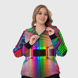 Женский 3D-костюм Неоновая галерея, цвет: 3D-черный — фото 2