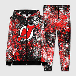 Женский 3D-костюм New Jersey Devils NHL black, цвет: 3D-черный