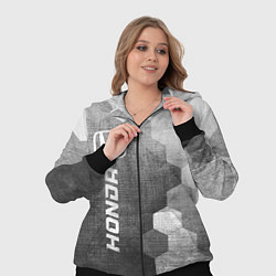 Женский 3D-костюм Honda - grey gradient по-вертикали, цвет: 3D-черный — фото 2