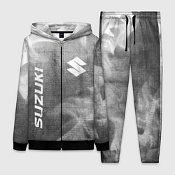 Женский 3D-костюм Suzuki - grey gradient вертикально, цвет: 3D-черный