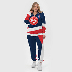 Женский 3D-костюм Atlanta Hawks NBA basketball, цвет: 3D-белый — фото 2