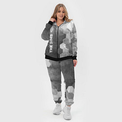 Женский 3D-костюм The Sims - grey gradient по-вертикали, цвет: 3D-черный — фото 2
