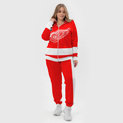 Женский 3D-костюм Detroit Red Wings hockey, цвет: 3D-белый — фото 2