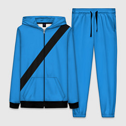 Женский 3D-костюм Пристегнутый ремень безопасности, синий, цвет: 3D-черный