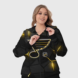 Женский 3D-костюм Сент Луис Блюз - плиты с подсветкой, цвет: 3D-черный — фото 2
