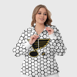 Женский 3D-костюм Сент Луис Блюз - белые соты, цвет: 3D-белый — фото 2