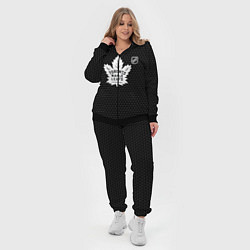 Женский 3D-костюм Торонто Мейпл Лифс - черные треугольники, цвет: 3D-черный — фото 2