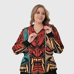 Женский 3D-костюм Demons Oni - neuroart, цвет: 3D-черный — фото 2