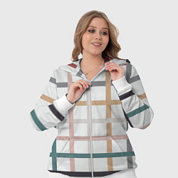 Женский 3D-костюм Плетенка пастельная, цвет: 3D-белый — фото 2