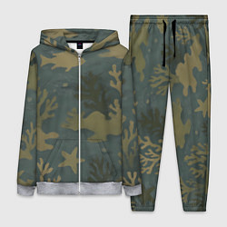 Женский 3D-костюм Подводный камуфляж из рыб, цвет: 3D-меланж