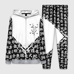 Женский костюм Doom японские символы