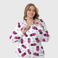 Женский 3D-костюм Персонажи корейского сериала игра в кальмара, цвет: 3D-белый — фото 2