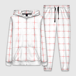 Женский костюм Color white red crosses