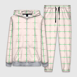 Женский костюм Color white stripes