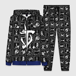 Женский 3D-костюм Doom x portal, цвет: 3D-синий