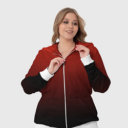 Женский 3D-костюм Red gradient, цвет: 3D-белый — фото 2